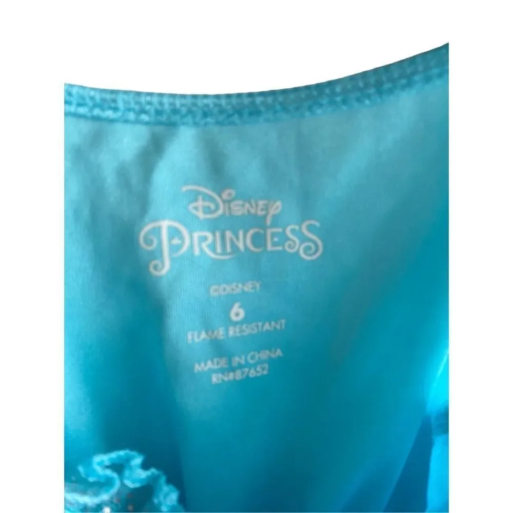 Disney princess Ariel, the little mermaid, short sleeve fantasy nightgown size 6 - Picture 6 of 6